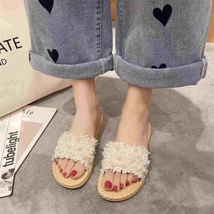 海边拖鞋女款可下水可湿水外穿塑料凉拖沙滩鞋子踩水夏.季防滑外