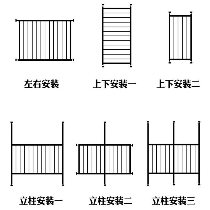 【深灰色】室内防盗o窗飘窗阳台儿童窗户护栏免打孔防坠楼护栏网