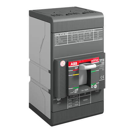 XT1N160 TMD63/630 FFC 4P|10158625|XT系列塑壳断路器 - 实物图
