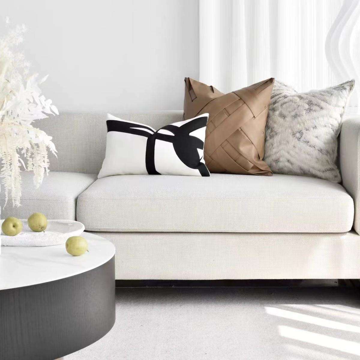 样板房抱枕轻奢简约现代软装沙发客厅靠垫方枕样板间酒店抱枕