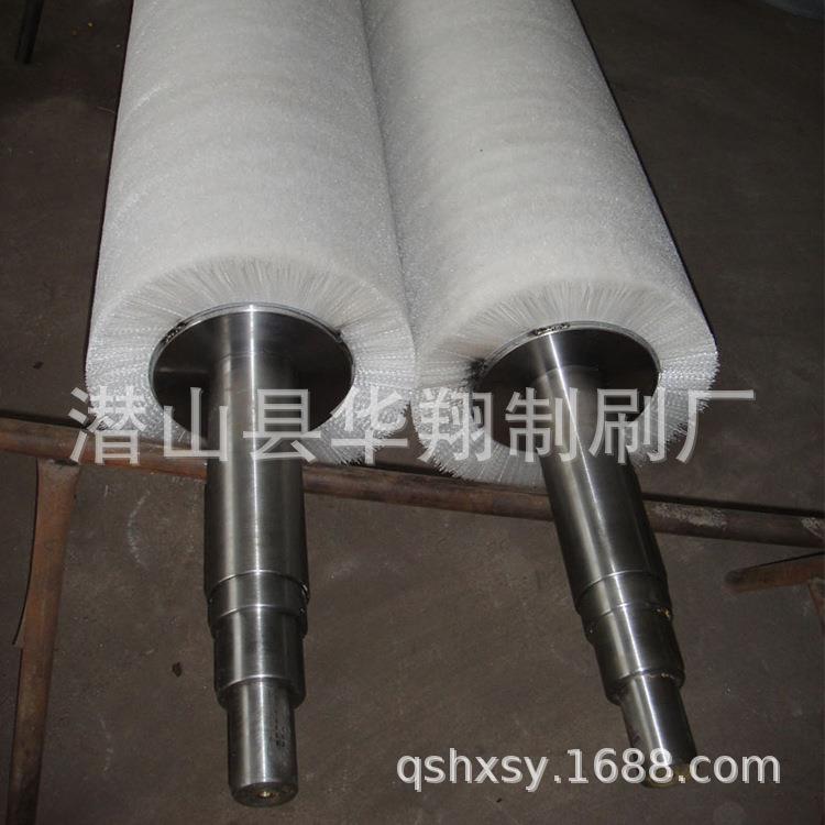 批量生产刷辊 工业毛刷辊 缠绕式钢丝刷辊 不锈钢丝辊刷
