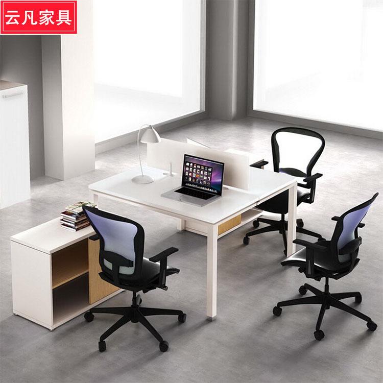 办公组合桌椅员工工位组合职位屏风卡位四人位六人卡位座