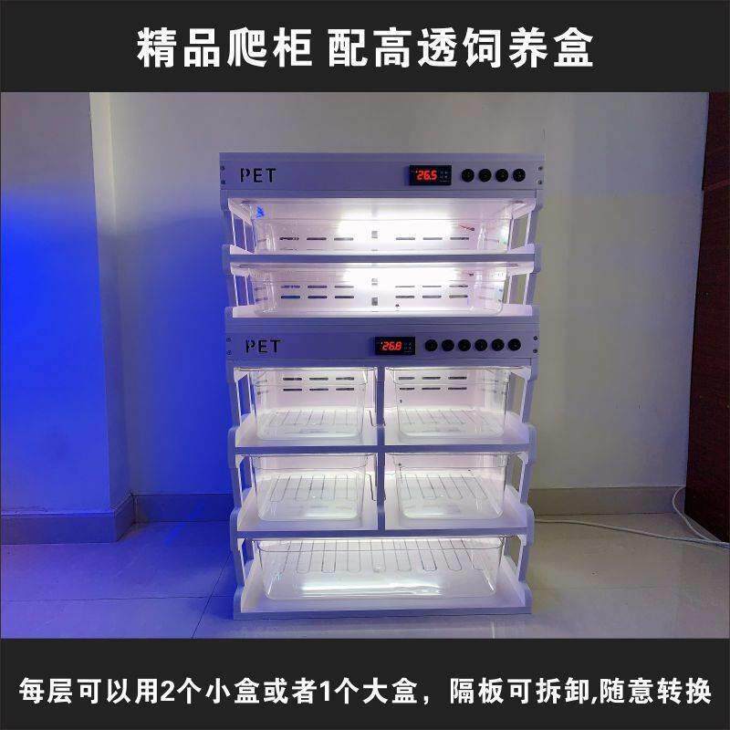 异宠加热过冬保温守宫蝎子蛇角蛙蜘蛛爬虫爬宠蛇柜饲养柜爬柜A4盒