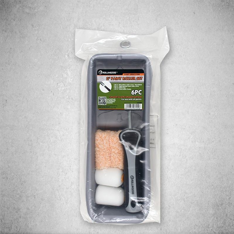 滚筒刷 2寸小滚筒刷水性乳胶补漆套装70181刷墙工具