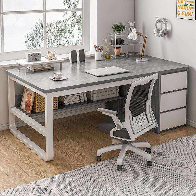 电脑桌台式书桌学生家用写字桌子工作台办公桌简约现代卧室桌跨境