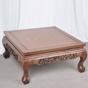 中式榻榻米小茶几炕上矮桌实木飘窗桌原木炕几红木方桌子炕桌家用