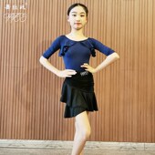 舞69儿童拉f丁舞练功服女儿童新款 舞蹈服装 训练服少儿拉丁舞服女