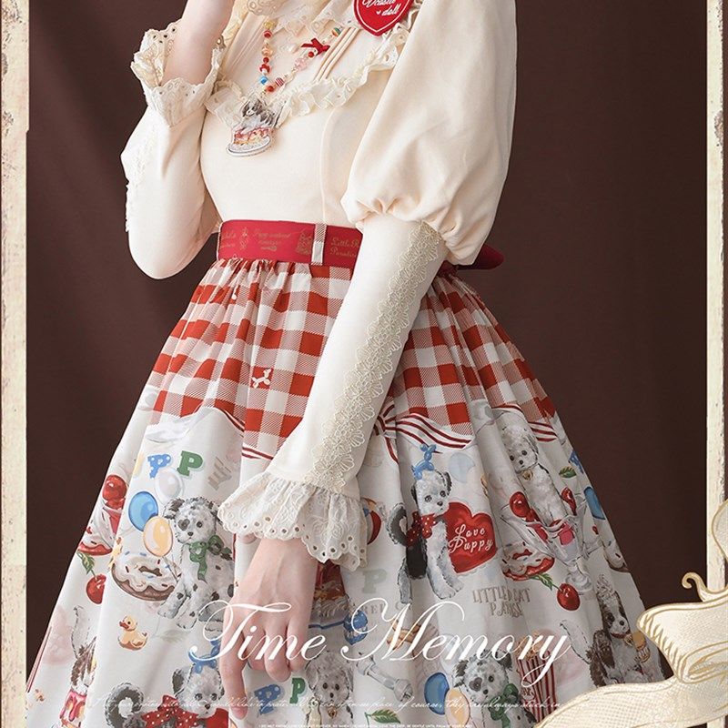 暖绵绵~lolita秋冬加绒保暖内搭衬衫圆领荷叶边羊腿袖优雅显瘦,模玩/动漫/周边/娃圈三坑/桌游,lolita衬衫/内搭,淘宝优惠券,粉丝福利购,淘宝优惠卷