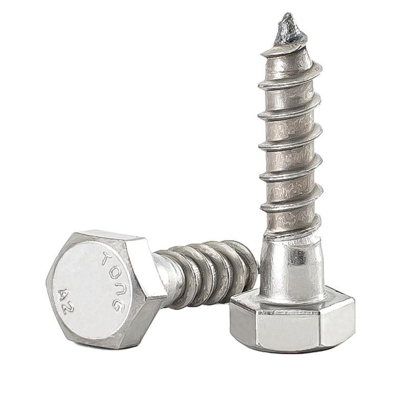 M8尖头316不锈钢螺钉加长0外六角自攻螺丝牙43直/M6供M10半木螺栓,电子/电工,水浸报警器,淘宝优惠券,粉丝福利购,淘宝优惠卷