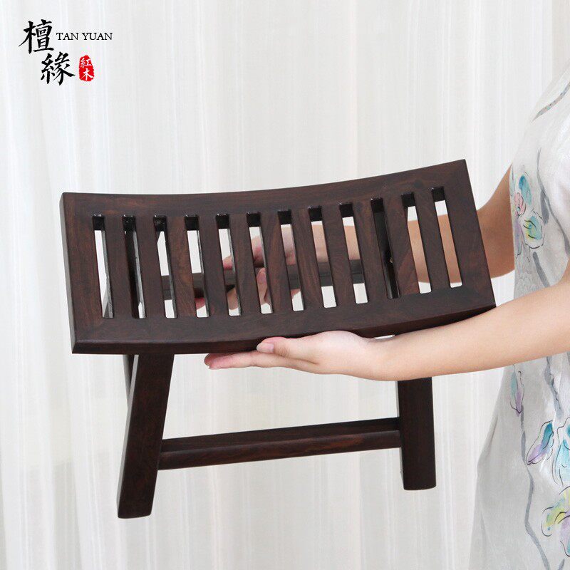 红木小凳红贵宝黑枝o木长方条形凳仿古中式小矮凳换鞋凳小孩洗脚