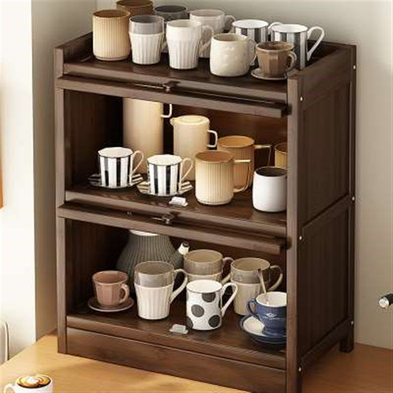 防尘杯架桌面杯子收纳置物架客厅水杯茶杯放咖啡玻璃杯架子收纳盒