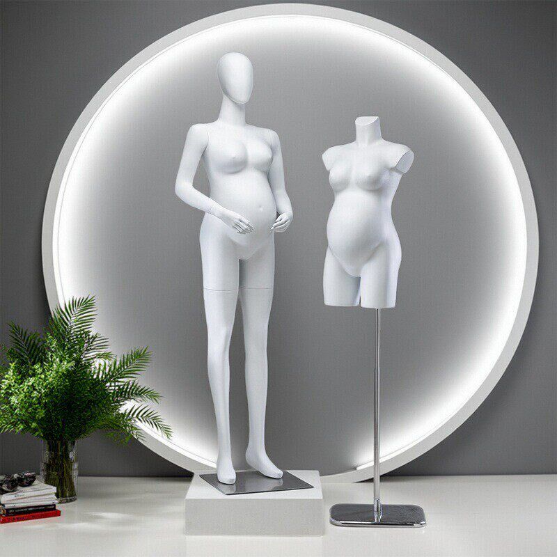 孕妇模特道具女全身大肚婆展x示架母婴店橱窗半身假人体怀孕模特