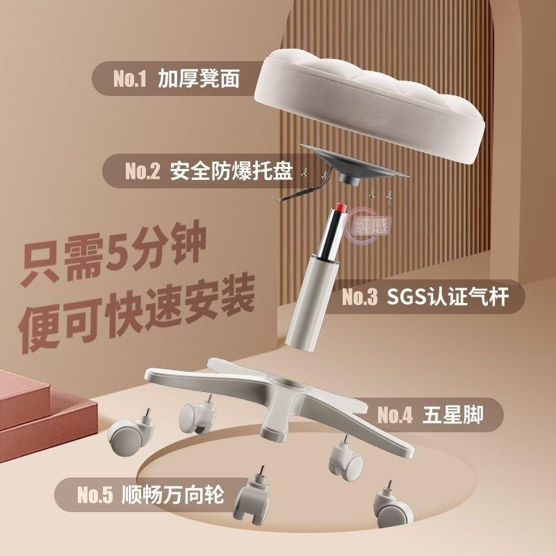 酒吧椅子吧台椅升降家用简约高脚凳靠背高凳子前台吧椅收银台吧凳