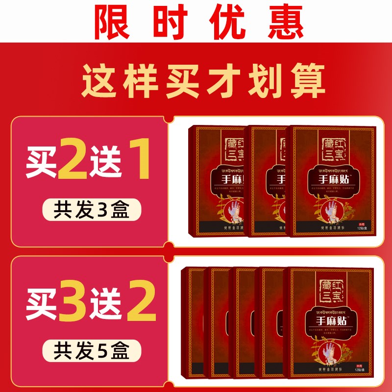 手麻木手指麻木药贴膏胳膊腿四肢手脚麻胀痛酸手臂麻疼痛神器中药