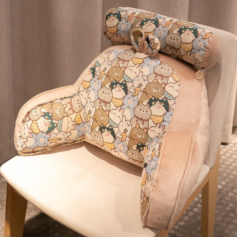 腰靠腰垫腰枕办公室久坐座椅靠背C垫护腰靠垫椅子床上靠枕孕妇抱