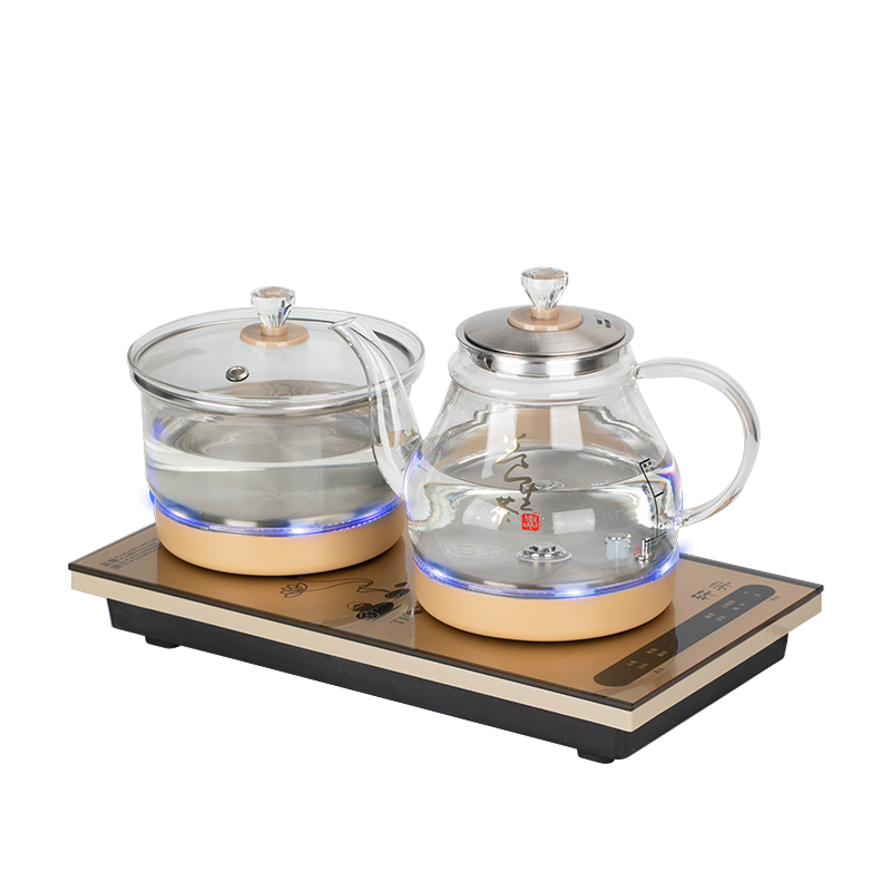 全自动上水壶电热水壶烧水茶台抽A水烧茶器茶具嵌入茶几电磁炉家