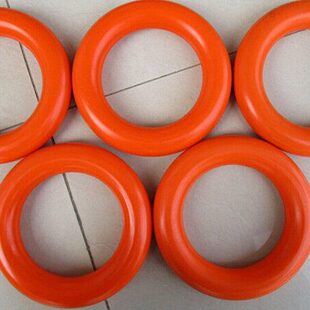 塑料浮环 救生浮索 8mm30米救生绳 救生手环安全钩救生圈浮索浮球