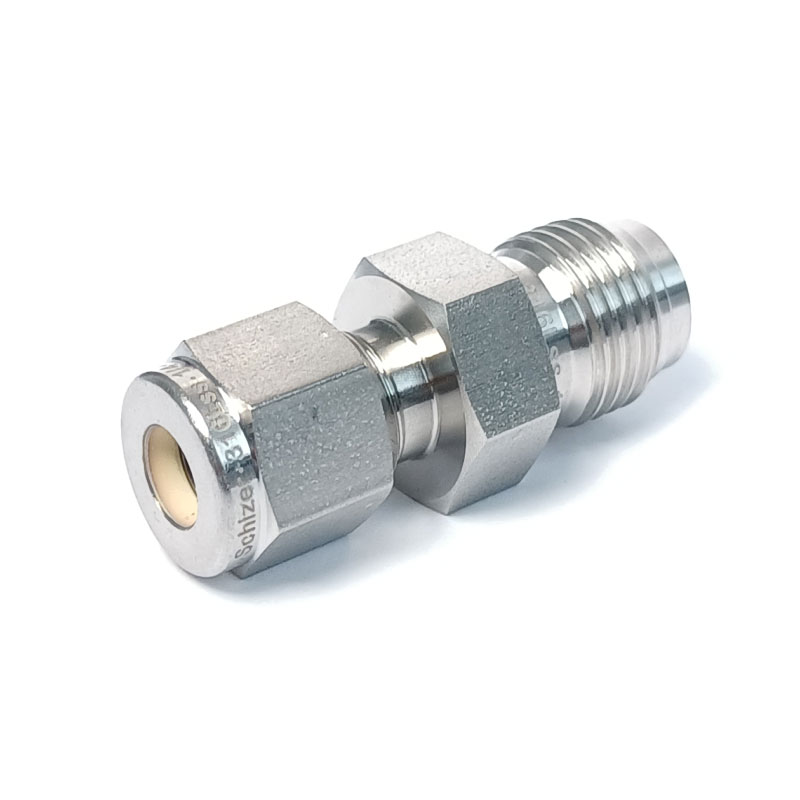 VCR转卡套公头转双卡套接头1/8  1/4  3G/8卡套接头转1/2 1/4VCR