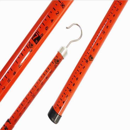 光辉启程绝缘高压测高杆型伸缩玻璃钢10-18M 10Kv测量高度测距杆