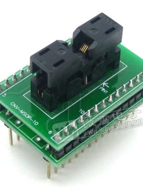 SSOP10转DIP10 IC引脚间距0.5mm 编程座 测试座 656-0102211带板