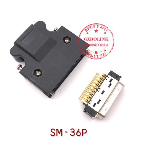 SM-14P 20P 26P 36P 50PIN SCSI连接器 插头 伺服驱动器接头