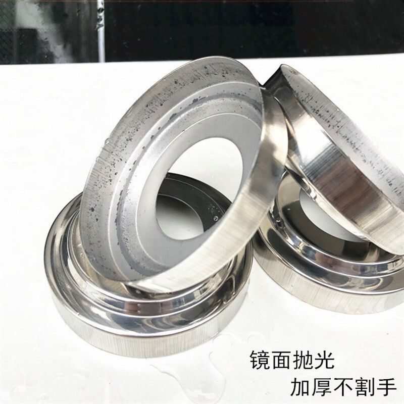 正宗304不锈钢长方形管加厚圆管装饰盖方管围栏楼梯立柱封口底盖
