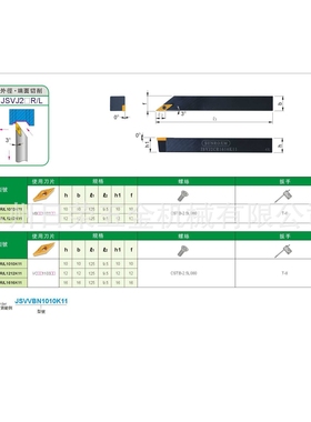 数控车刀外径用车刀JSVJ2BR/L1010K11全系列，价格拍前询