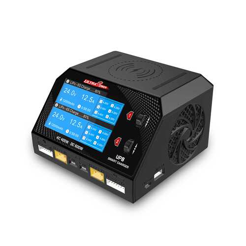 UltraPower新款UP8 400W双通道 锂电池充电器