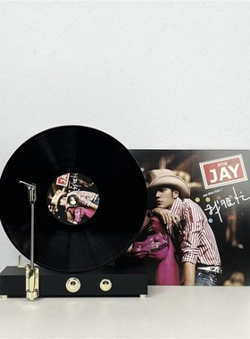 黑胶唱片机复古留声机摆件样板间售楼部轻奢高级S感创意模型装饰