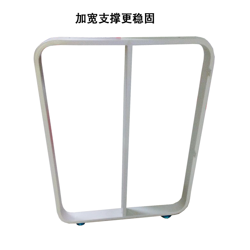 脚铁艺支撑脚橱柜吧台定做书桌脚桌腿支架单边P餐台办公桌架圆弧