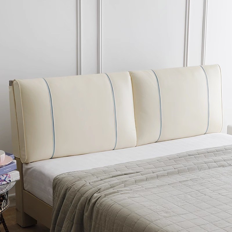 科技布床头靠垫软包靠背垫2023新款榻榻米防撞R自粘硬海绵简约免