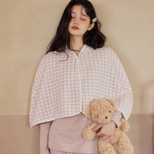 坐月子披肩护肩孕妇产妇产后y哺乳哺乳期睡觉护肩坎肩膀春秋冬季