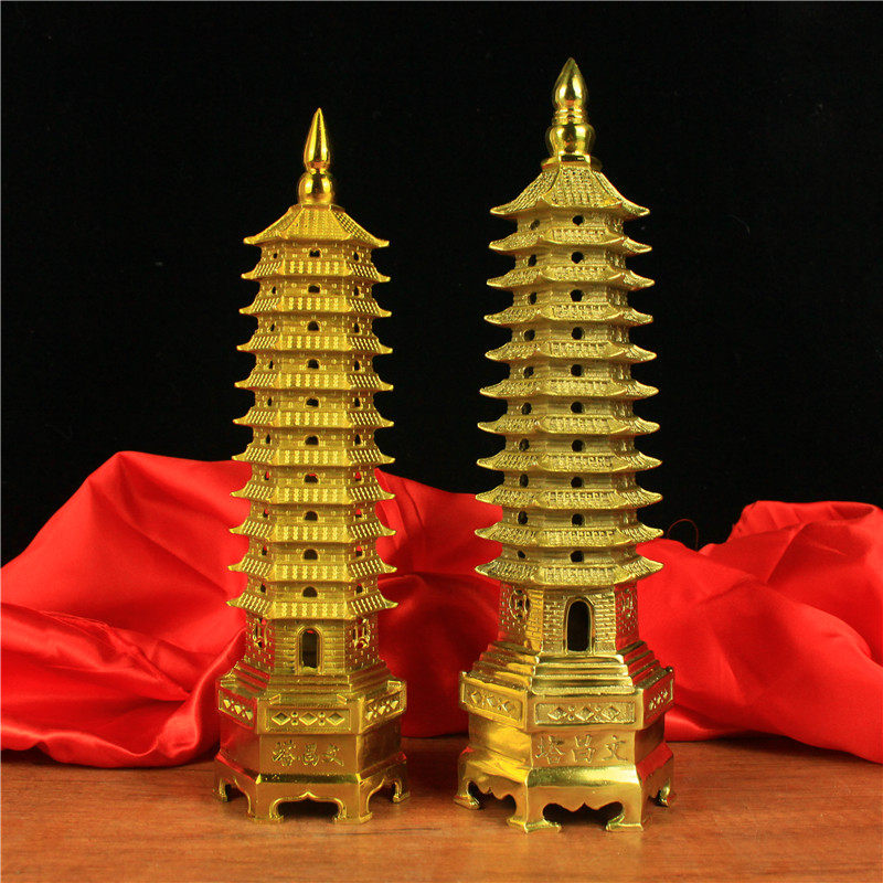 纯铜十一层文昌塔铜11层13层铜九层七层J文昌塔书房工艺品桌面摆,家居饰品,装饰摆件,淘宝优惠券,粉丝福利购,淘宝优惠卷