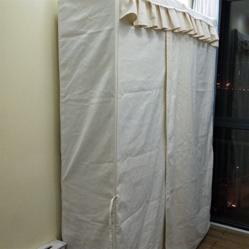 防尘套子罩衣柜j套子衣厨货架挂衣架套布艺全罩现代简约厚布防尘