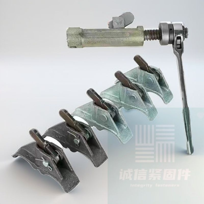 建筑新型蝴蝶扣配件钢筋拉紧器拉紧器I模板卡平板扣穿墙螺丝卡扣
