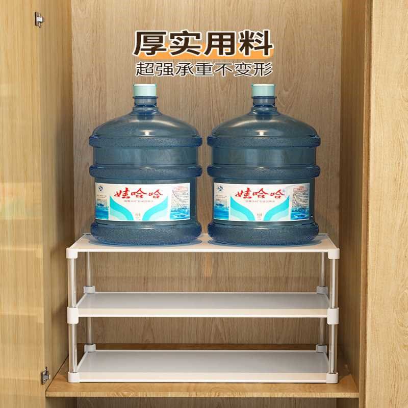 衣柜分层隔板柜子分层架柜内置物整理架宿舍衣橱塑料收纳橱柜