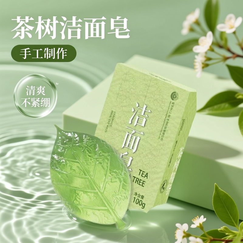 茶树精油手工皂伴手礼香皂