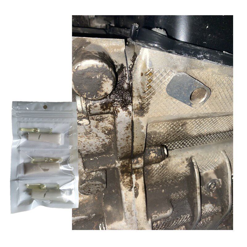 汽车发动机冻裂漏油修补胶油底壳渗油补漏胶变速T箱铝机体裂缝堵