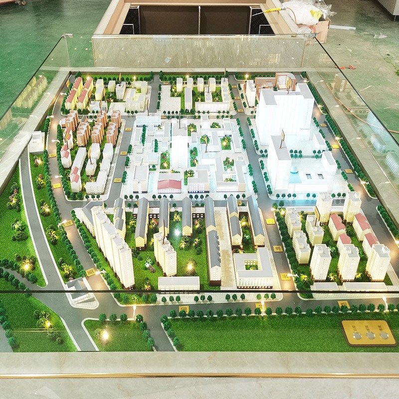 蚌埠新马社区规划沙盘模型城市规划户型图模拟沙盘