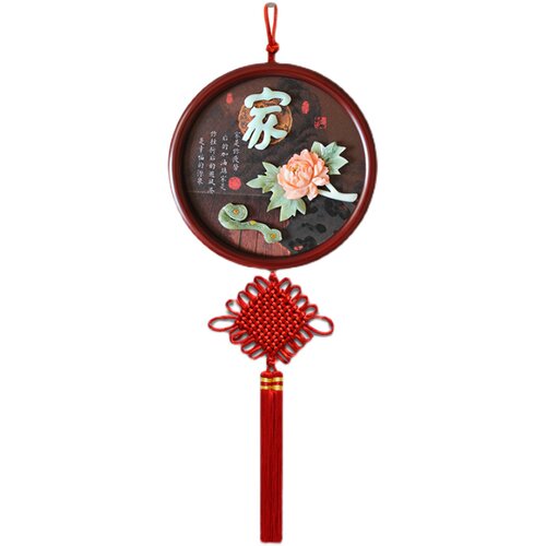 墙面装饰入户门玄关挂饰客厅背景墙壁挂墙饰餐厅墙壁中式墙上挂件