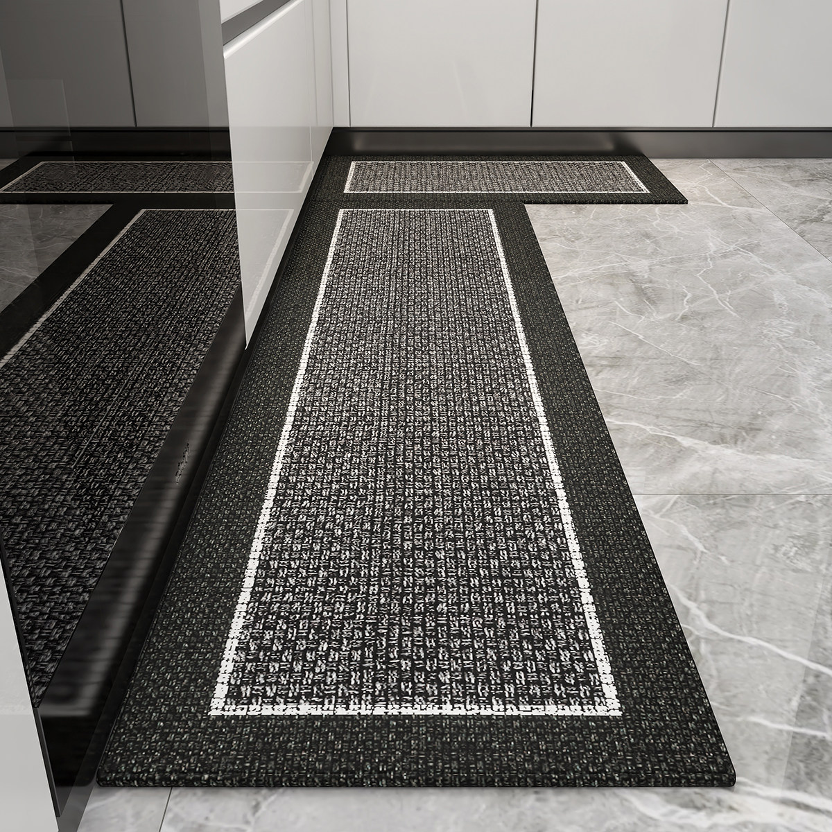 高级感纯色家用厨房地垫吸水防油地毯免洗防滑脚垫入户门垫子耐脏,居家布艺,厨房地垫,淘宝优惠券,粉丝福利购,淘宝优惠卷