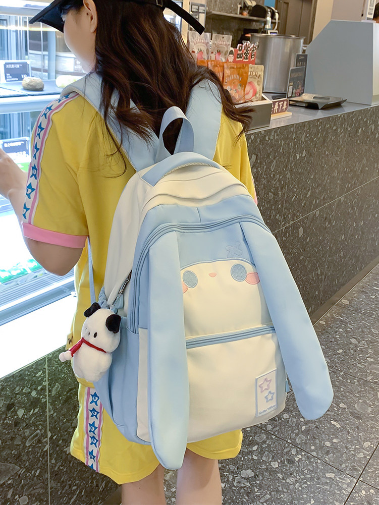 学院风书包女日系ins可爱小清新小众设计双肩包森系少女学生背包