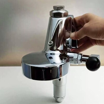 DIY国内生产E61半n自动咖啡机铜制冲煮头适配58mm常规平耳手柄配