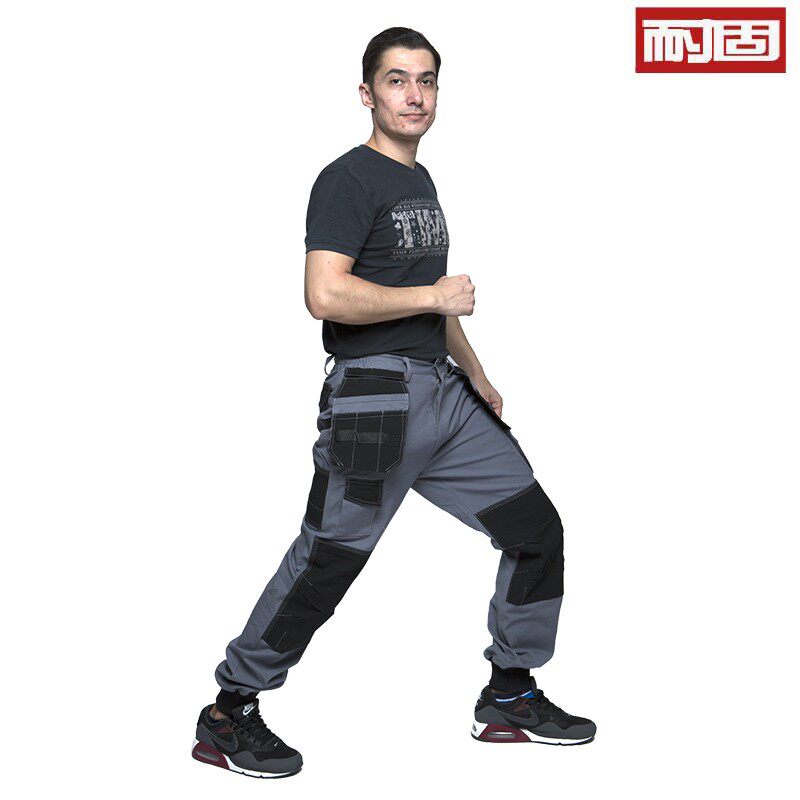 工装裤男多袋纯棉防静电防尘w耐磨电焊防烫劳保服工作服定制工装