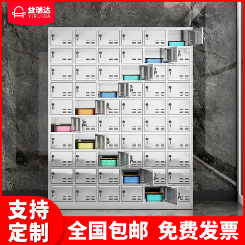 不锈钢食堂餐具柜60门碗柜员工多门柜学校餐厅储物饭盒柜碗筷柜子