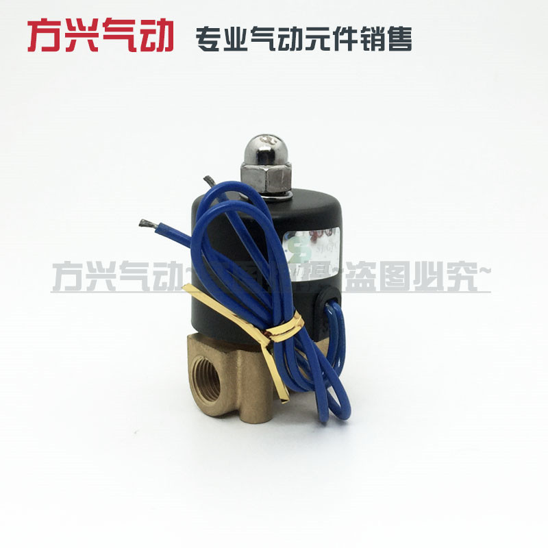 2分高压电磁阀 常闭水阀气阀油阀开关阀门2WH018-08 220V 24V 12V图片