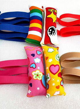 包邮儿童自制布艺拉力器 幼儿园手工宝宝学生课间健身游戏玩具