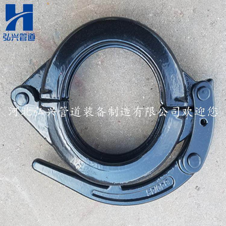 耐磨泵管管卡 DN125快速管卡 快速管卡 耐磨耐用