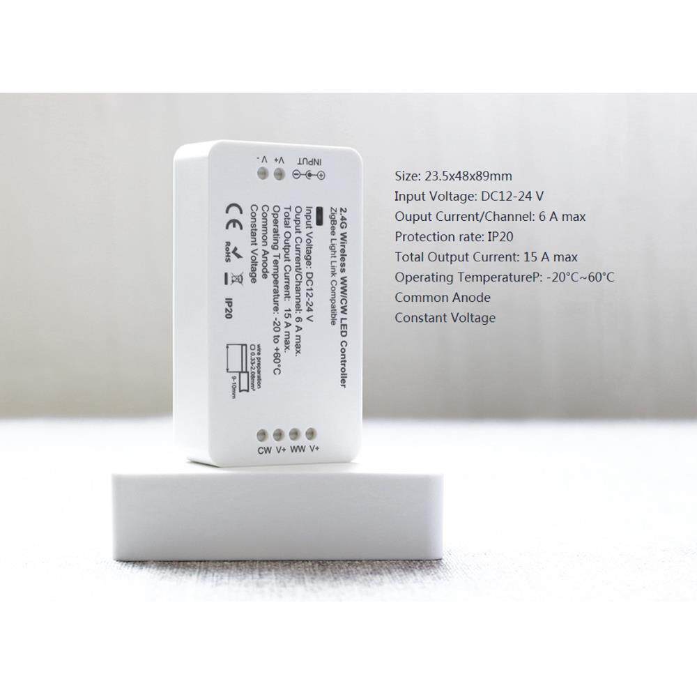 RGBW RGB ZIGBEE 灯带控制器 HUE APP控制器 亚马逊音箱连接