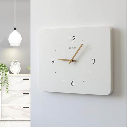 北欧风电表箱装饰画带钟表竖款时钟空气开关电闸配电箱遮挡免伦才